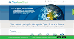 Desktop Screenshot of geo-solutions.it